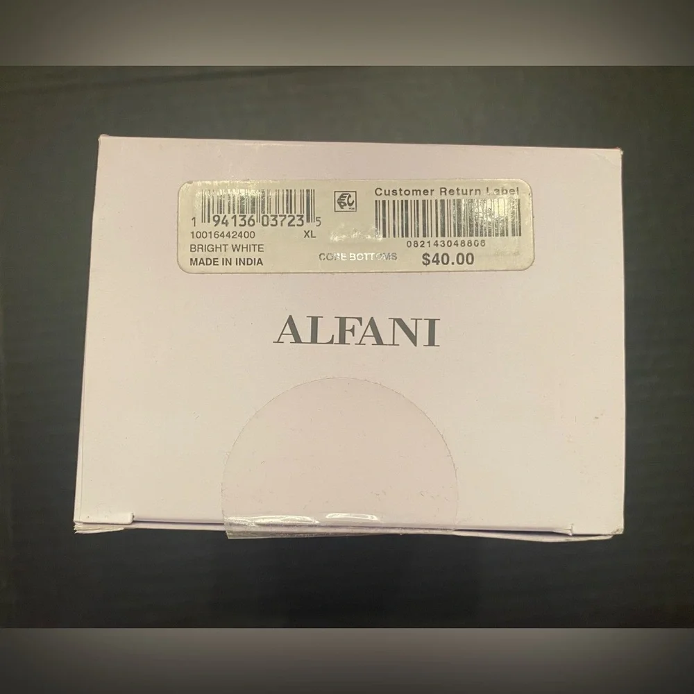 Alfani Men’s 4 Pack Briefs in White Size XL 38-40 NWT‎